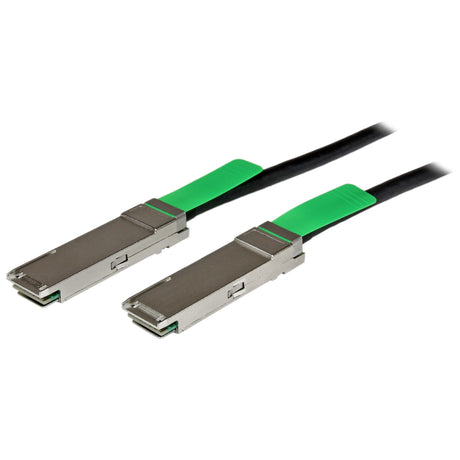 STARTECH MSA Uncoded Compatible 2m 40G QSFP+ to QSFP+ Direct Attach Breakout Cable Twinax - 40 GbE QSFP+ Copper DAC 40 Gbps Low Power Passive Transceiver Module DAC (QSFPMM2M) (QSFPMM2M)
