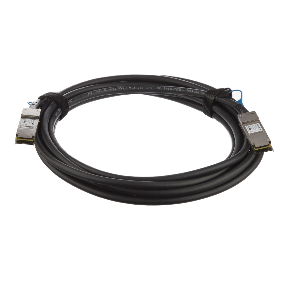 STARTECH MSA Uncoded Compatible 5m 40G QSFP+ to QSFP+ Direct Attach Breakout Cable Twinax - 40 GbE QSFP+ Copper DAC 40 Gbps Low Power Passive Transceiver Module DAC (QSFP40GPC5M) (QSFP40GPC5M)