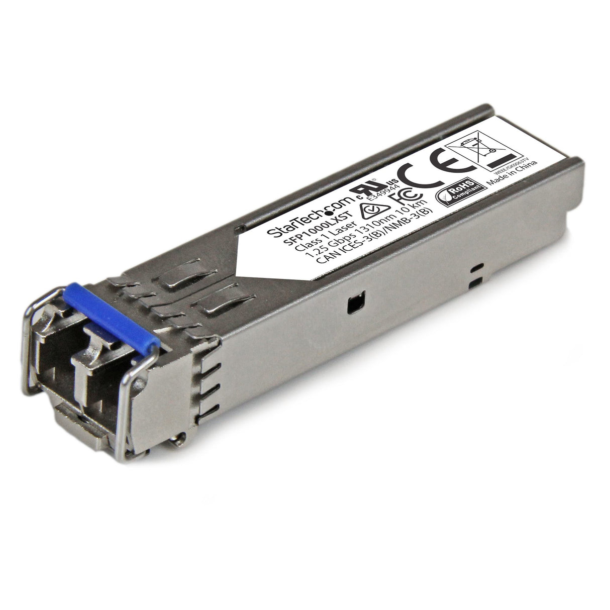 STARTECH MSA Uncoded Compatible SFP Module - 1000BASE-LX - 1GbE Single Mode Fiber (SMF) Optic Transceiver - 1GE Gigabit Ethernet SFP - LC 10km - 1310nm - DDM (SFP1000LXST) (SFP1000LXST)