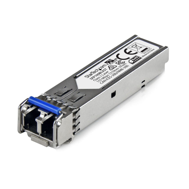 STARTECH MSA Uncoded Compatible SFP Module - 100BASE-LX - 100MbE Single Mode Fiber (SMF) Optic Transceiver - 100Mb Ethernet SFP - LC 10km - 1310nm - DDM (SFP100BLXST) (SFP100BLXST)