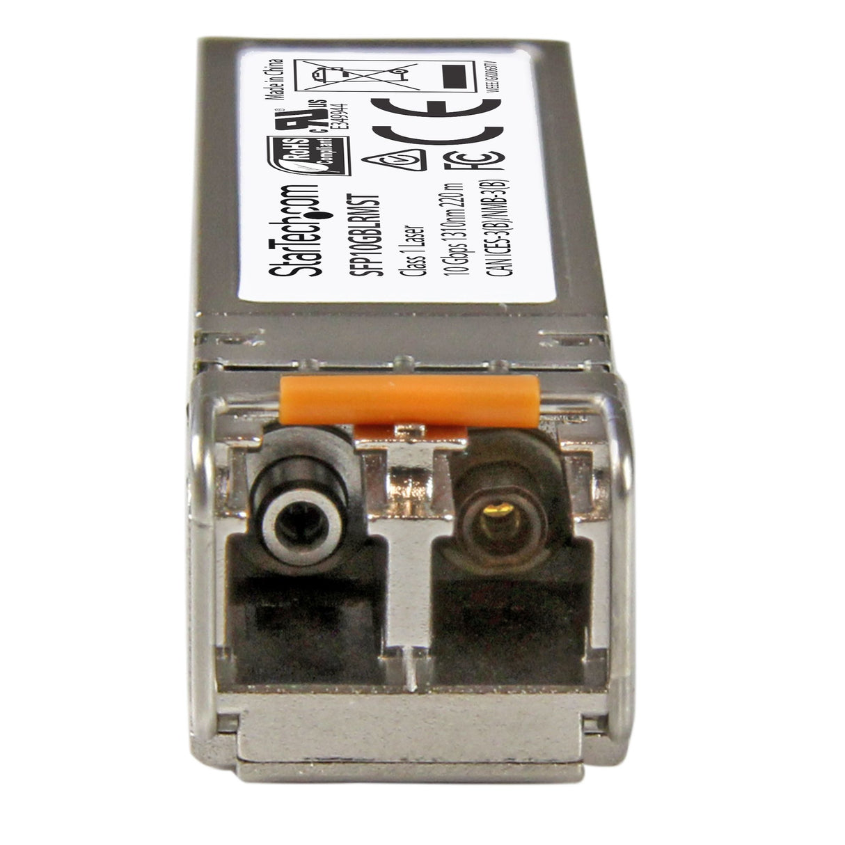 STARTECH MSA Uncoded Compatible SFP+ Module - 10GBASE-LRM - 10GbE Multi Mode Fiber (MMF) Optic Transceiver - 10GE Gigabit Ethernet SFP+ - LC 200m - 1310nm - DDM (SFP10GBLRMST) (SFP10GBLRMST)