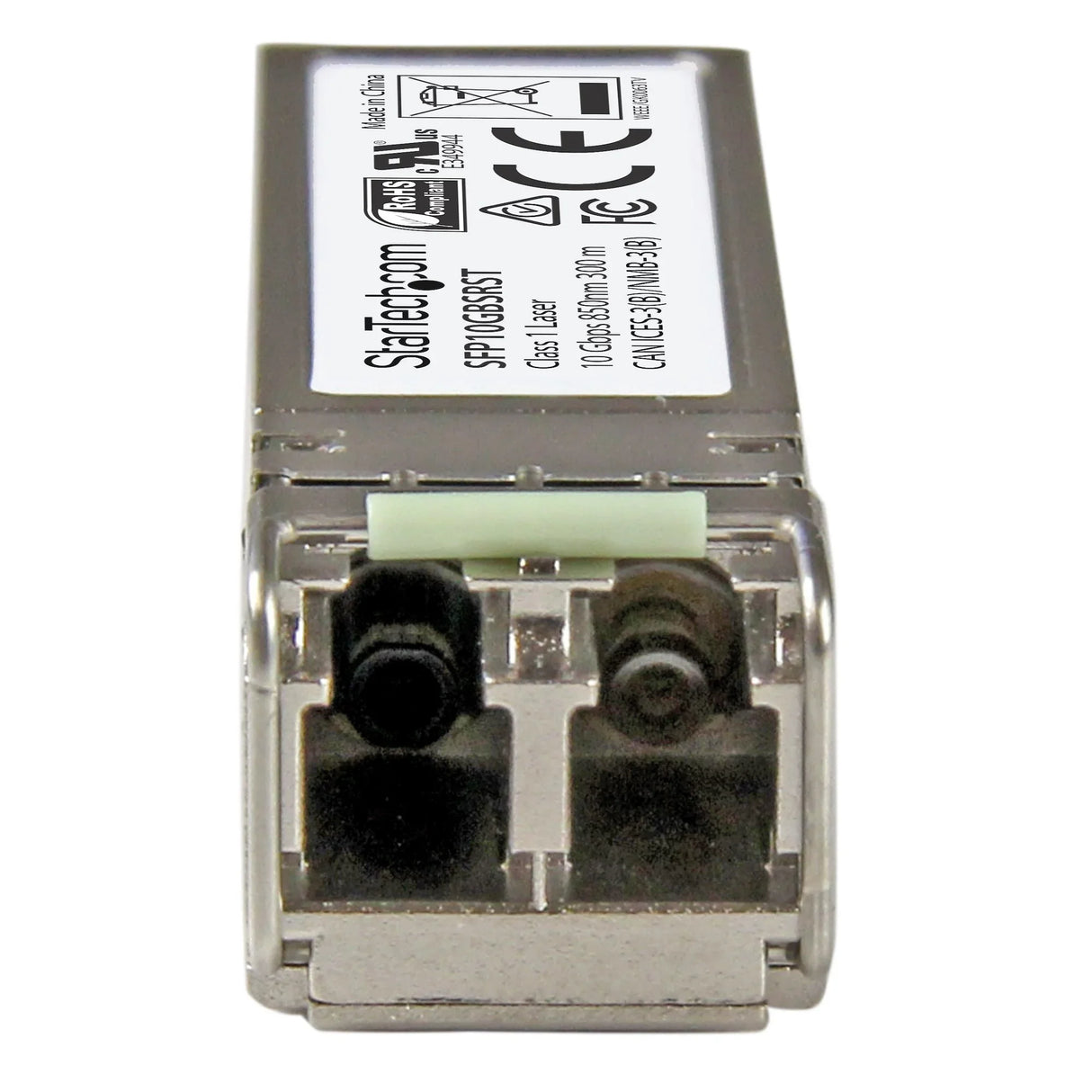 STARTECH MSA Uncoded Compatible SFP+ Module - 10GBASE-SR - 10GbE Multi Mode Fiber (MMF) Optic Transceiver - 10GE Gigabit Ethernet SFP+ - LC 300m - 850nm - DDM (SFP10GBSRST) (SFP10GBSRST)
