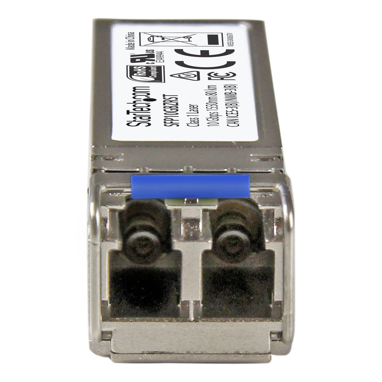 STARTECH MSA Uncoded Compatible SFP+ Module - 10GBASE-ZR - 10GbE Single Mode Fiber (SMF) Optic Transceiver - 10GE Gigabit Ethernet SFP+ - LC 80km - 1550nm - DDM (SFP10GBZRST) (SFP10GBZRST)