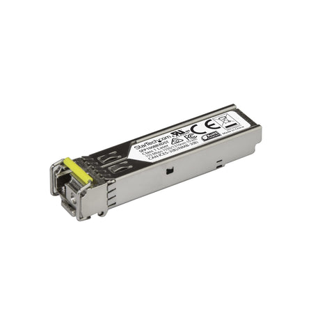 STARTECH MSA Uncoded SFP Module - 100BASE-BX - 100Mb Ethernet BiDi Fiber Single Strand SFP Transceiver - LC 10km - MSA Compliant (SFP100BBXDST) (SFP100BBXDST)