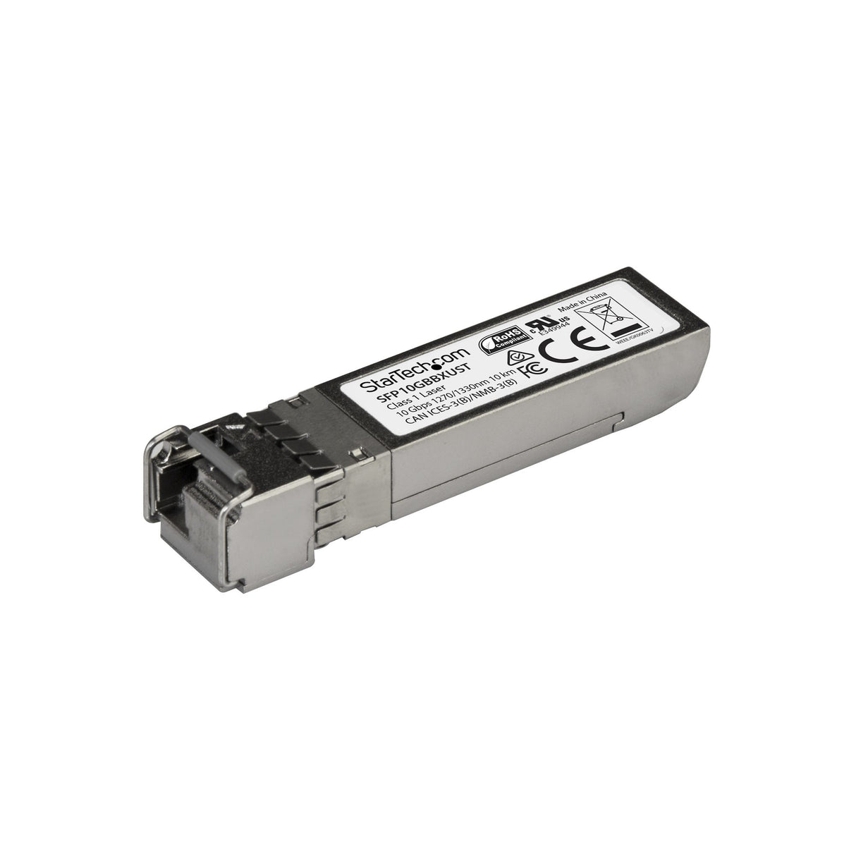 STARTECH MSA Uncoded SFP+ Module - 10GBASE-BX - 10 Gigabit Ethernet BiDi Fiber Single Strand SFP+ Transceiver - LC 10km - MSA Compliant (SFP10GBBXUST) (SFP10GBBXUST)