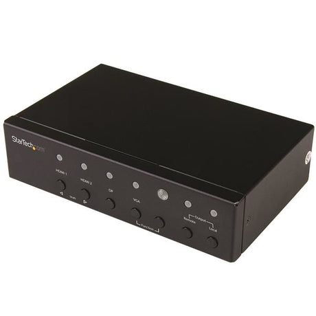 STARTECH Multi-Input HDBaseT Extender with Built-in Switch - DisplayPort VGA and HDMI Over CAT5e or CAT6 - Up to 4K - up to 230 ft (STDHVHDBT) (STDHVHDBT)