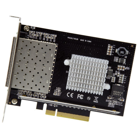 STARTECH Quad Port 10G SFP+ Network Card - Intel XL710 Open SFP+ Converged Adapter - PCIe 10 Gigabit Ethernet Server NIC - 10GbE Fiber Optic LAN Card - Dell PowerEdge HPE ProLiant (PEX10GSFP4I) (PEX10GSFP4I)
