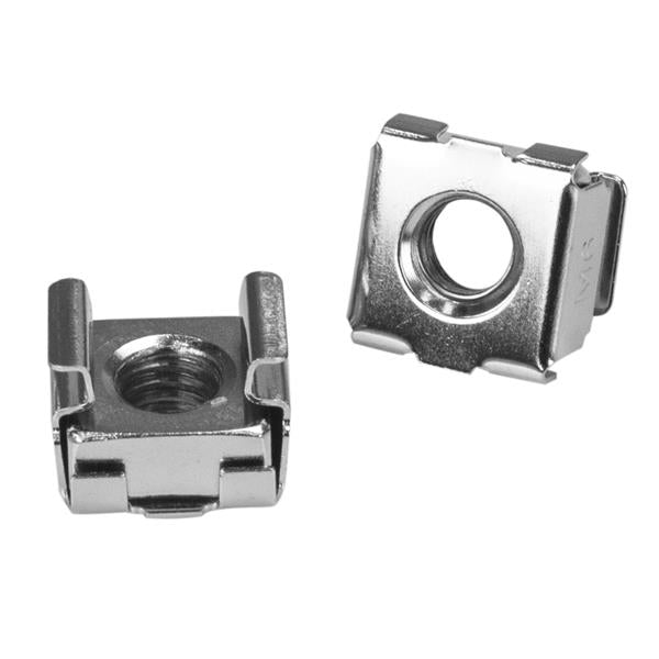 STARTECH Rack Screws | 20 Pack | Installation Tool | 12 mm M6 Screws | M6 Nuts | Cabinet Mounting Screws and Cage Nuts (CABSCRWM620)