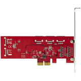 STARTECH SATA PCIe Card - 10 Port PCIe SATA Expansion Card - 6Gbps - Low|Full Profile - Stacked SATA Connectors - ASM1062 Non-Raid - PCI Express to SATA Converter|Adapter (10P6G-PCIE-SATA-CARD) (10P6G-PCIE-SATA-CARD)