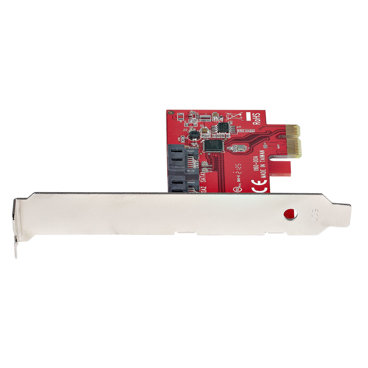 STARTECH SATA PCIe Card - 2 Port PCIe SATA Expansion Card - 6Gbps - Full|Low Profile - PCI Express to SATA Adapter|Controller - ASM1061 Non-Raid - PCIe to SATA Converter (2P6G-PCIE-SATA-CARD) (2P6G-PCIE-SATA-CARD)