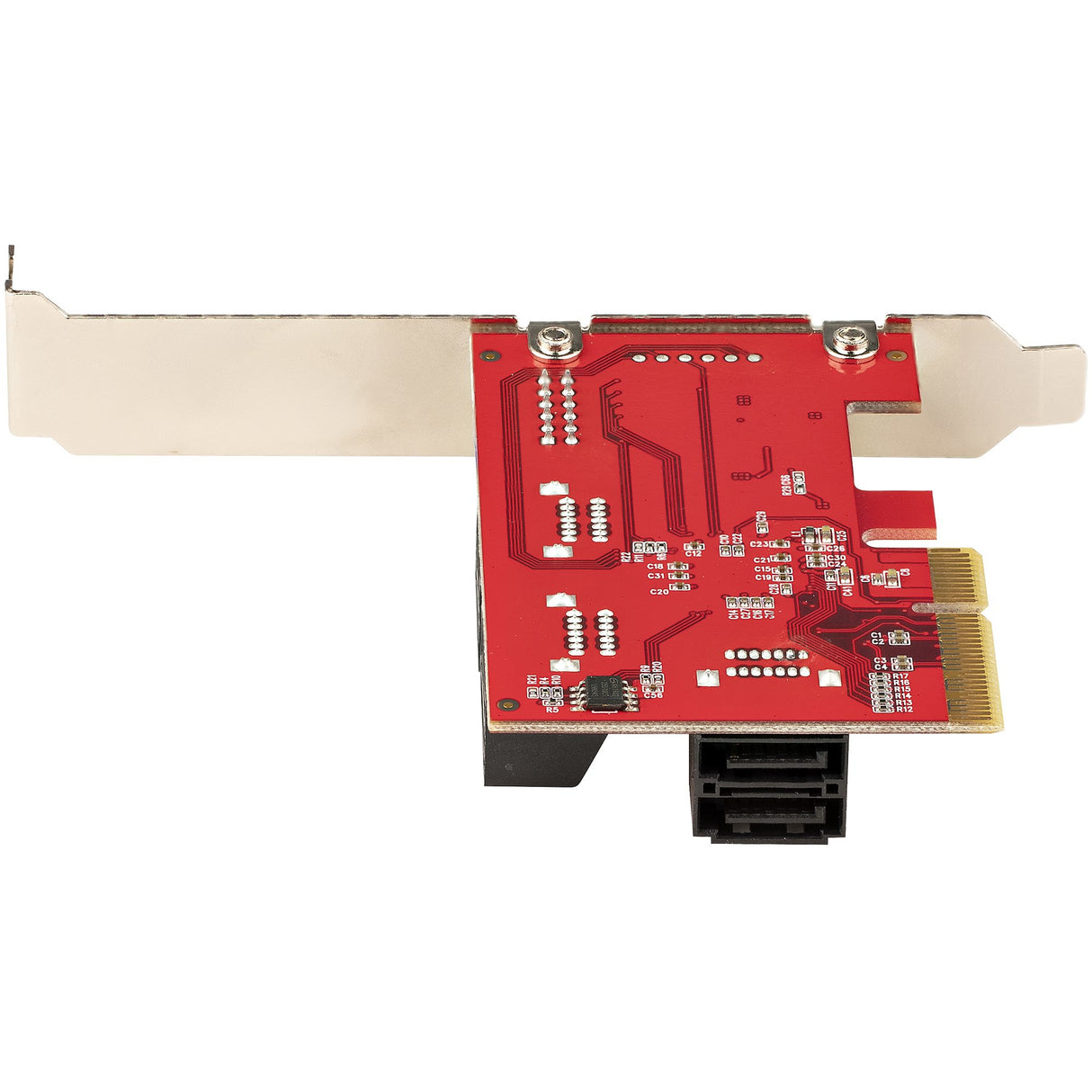 STARTECH SATA PCIe Card - 6 Port PCIe SATA Expansion Card - 6Gbps - Low|Full Profile - Stacked SATA Connectors - ASM1166 Non-Raid - PCI Express to SATA Converter (6P6G-PCIE-SATA-CARD) (6P6G-PCIE-SATA-CARD)