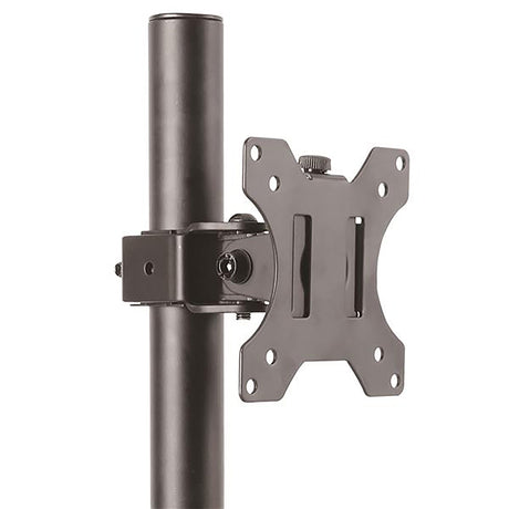 STARTECH Single Monitor Desk Mount - Single Screen Heavy Duty Pole Mount for up to 8kg VESA Compatible Displays - Ergonomic Height Adjustable Monitor Arm Mount - Desk Clamp|Grommet (ARMPIVOTV2) (ARMPIVOTV2)