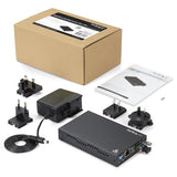 STARTECH Singlemode (SM) LC Fiber Media Converter for 1Gbe Network - 10km - Gigabit Ethernet - 1310nm - with SFP Transceiver (ET91000SM10) (ET91000SM10)