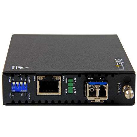 STARTECH Singlemode (SM) LC Fiber Media Converter for 1Gbe Network - 20km - Gigabit Ethernet - 1310nm - with SFP Transceiver (ET91000SM20) (ET91000SM20)