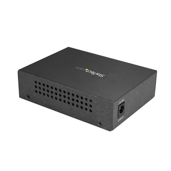 STARTECH Singlemode (SM) SC Fiber Media Converter for 10|100|1000 Network - 10km - Gigabit Ethernet - 1310nm - w| Auto Negotiation (MCMGBSCSM10) (MCMGBSCSM10)