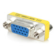 STARTECH Slimline VGA HD15 Gender Changer - F|F - HD15 gender changer - VGA coupler - VGA gender changer (GC15HSF)