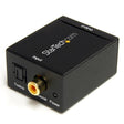 STARTECH SPDIF Digital Coaxial or Toslink Optical to Stereo RCA Audio Converter - Digital Audio Adapter (SPDIF2AA)