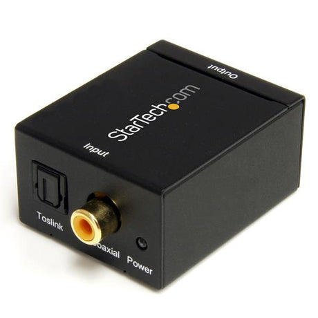 STARTECH SPDIF Digital Coaxial or Toslink Optical to Stereo RCA Audio Converter - Digital Audio Adapter (SPDIF2AA)