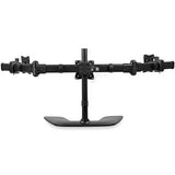 STARTECH Triple Monitor Stand - Articulating - For Monitors 13” to 27” Adjustable VESA Computer Monitor Stand for 3 Monitor Setup - Steel - Black (ARMBARTRIO2) (ARMBARTRIO2)