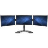 STARTECH Triple Monitor Stand - Articulating - For Monitors 13” to 27” Adjustable VESA Computer Monitor Stand for 3 Monitor Setup - Steel - Black (ARMBARTRIO2) (ARMBARTRIO2)