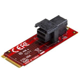 STARTECH U.2 to M.2 Adapter - for 1 x U.2 PCIe NVMe SSD - M.2 PCIe x4 Host Interface - U.2 SSD - M.2 PCIe Adapter - U.2 Drive (M2E4SFF8643)