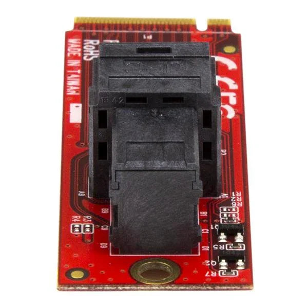 STARTECH U.2 to M.2 Adapter - for 1 x U.2 PCIe NVMe SSD - M.2 PCIe x4 Host Interface - U.2 SSD - M.2 PCIe Adapter - U.2 Drive (M2E4SFF8643)