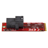 STARTECH U.2 to M.2 Adapter - for 1 x U.2 PCIe NVMe SSD - M.2 PCIe x4 Host Interface - U.2 SSD - M.2 PCIe Adapter - U.2 Drive (M2E4SFF8643)