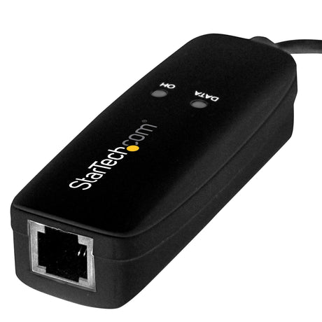 STARTECH USB 2.0 Fax Modem - 56K External Hardware Dial Up V.92 Modem| Dongle|Adapter - Computer|Laptop Fax Modem - USB to Telephone Jack - USB Data Modem - Network Fax|CMR|POS (USB56KEMH2) (USB56KEMH2)