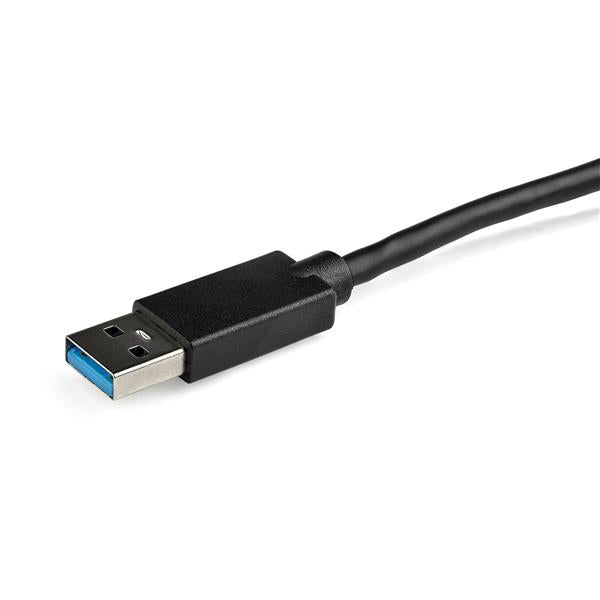 STARTECH USB 3.0 to Dual HDMI Adapter - 1x 4K 30Hz & 1x 1080p - External Video & Graphics Card - USB Type-A to HDMI Dual Monitor Display Adapter - Supports Windows Only - Black (USB32HD2) (USB32HD2)
