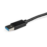 STARTECH USB 3.0 to Dual HDMI Adapter - 1x 4K 30Hz & 1x 1080p - External Video & Graphics Card - USB Type-A to HDMI Dual Monitor Display Adapter - Supports Windows Only - Black (USB32HD2) (USB32HD2)