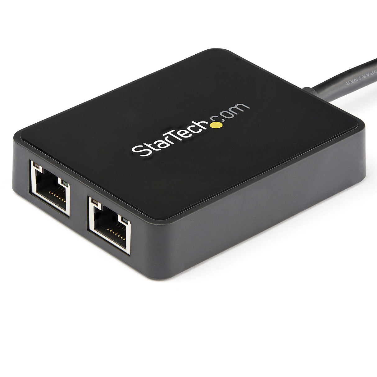 STARTECH USB 3.0 to Dual Port Gigabit Ethernet Adapter NIC w| USB Port - USB 3 Gigabit LAN Network Adapter - 10|100|100 (USB32000SPT)