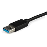 STARTECH USB 3.0 to HDMI Adapter - 1080p (1920x1200) - Slim|Compact USB Type-A to HDMI Display Adapter Converter for Monitor - External Video & Graphics Card - Black | Windows Only (USB32HDES) (USB32HDES)