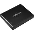 STARTECH USB 3.1 SSD Enclosure | 10 Gbps | Aluminum | External Hard Drive Enclosure | M.2 to SATA | Raid Drive Enclosure (SM22BU31C3R)