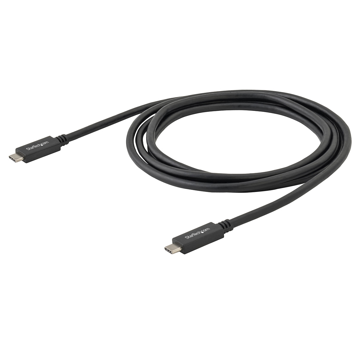 STARTECH USB 3.1 Type C Cable | 6 ft | 2m | with Power Delivery (USB PD) | Power Pass Through Charging | USB Charger (USB315CC2M)