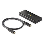 STARTECH USB-C 10Gbps M.2 NVMe PCIe SSD Enclosure - Rugged Aluminum External M.2 PCIe M-Key Case IP67 Rated - 1GB|s Read|Write - Supports 2230|2242|2260|2280 - TB3 Compatible - Mac|PC (M2E1BRU31C) (M2E1BRU31C)