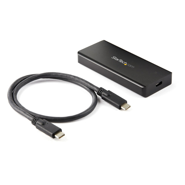 STARTECH USB-C 10Gbps M.2 NVMe PCIe SSD Enclosure - Rugged Aluminum External M.2 PCIe M-Key Case IP67 Rated - 1GB|s Read|Write - Supports 2230|2242|2260|2280 - TB3 Compatible - Mac|PC (M2E1BRU31C) (M2E1BRU31C)