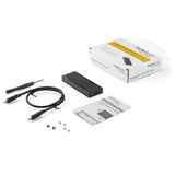 STARTECH USB-C 10Gbps to M.2 NVMe SSD Enclosure - Portable External M.2 NGFF PCIe Aluminum Case - 1GB|s Read|Write - Supports 2230 | 2242 | 2260 | 2280 - TB3 Compatible - Mac & PC (M2E1BMU31C) (M2E1BMU31C)