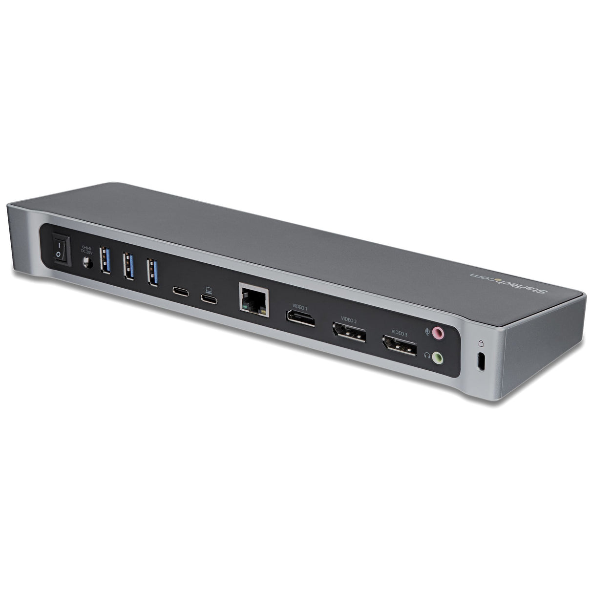 STARTECH USB-C Dock - 4K Triple Monitor Laptop Docking Station with Dual DisplayPort & HDMI