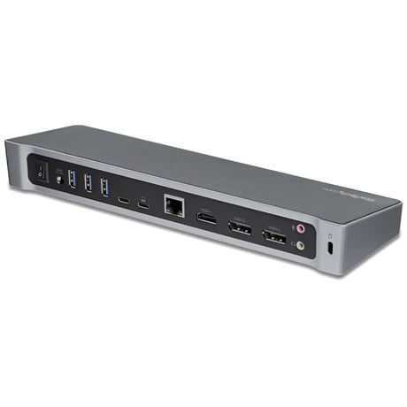 STARTECH USB-C Dock - 4K Triple Monitor Laptop Docking Station with Dual DisplayPort & HDMI