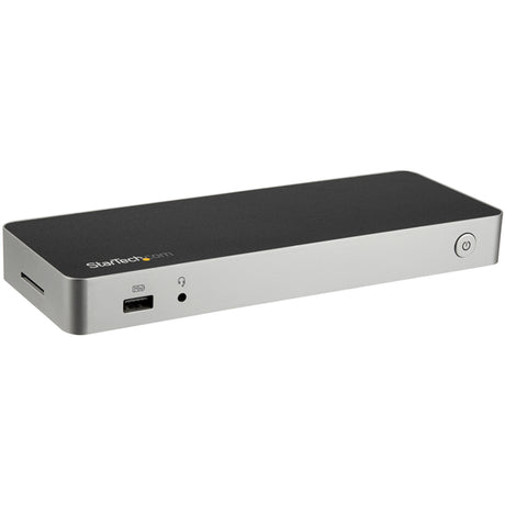 STARTECH USB C Dock - Dual Monitor HDMI & DisplayPort 4K 30Hz - USB Type-C Laptop Docking Station 60W Power Delivery | SD | 4-port USB-A 3.0 Hub | GbE | Audio - Thunderbolt 3 Compatible (DK30CHDDPPD) (DK30CHDDPPD)