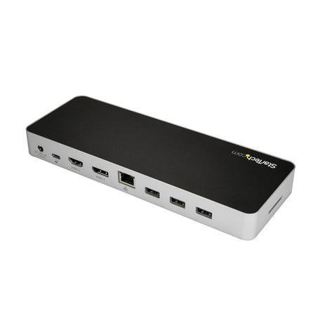 STARTECH USB C Dock - Dual Monitor HDMI & DisplayPort 4K 30Hz - USB Type-C Laptop Docking Station 60W Power Delivery | SD | 4-port USB-A 3.0 Hub | GbE | Audio - Thunderbolt 3 Compatible (DK30CHDDPPD) (DK30CHDDPPD)