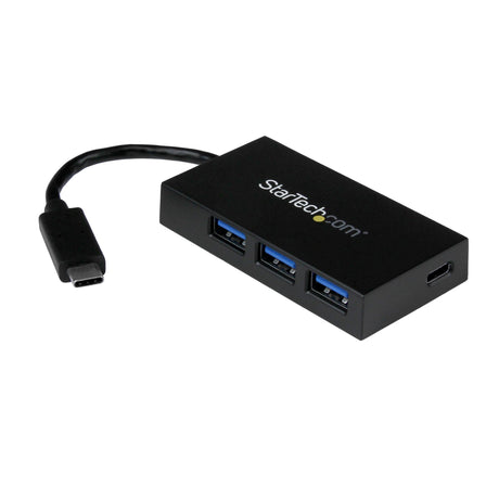 STARTECH USB C Hub - 4 Port USB-C to USB-A (3x) and USB-C (1x) - Bus Powered USB Hub - USB Type C Hub - Port Expander (HB30C3A1CFB)
