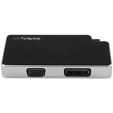 STARTECH USB C Multiport Adapter - UHD 4K - USB C to VGA | DVI - USB C Adapter - USB-C VGA Multiport Adapter (CDPVGDVHDB)