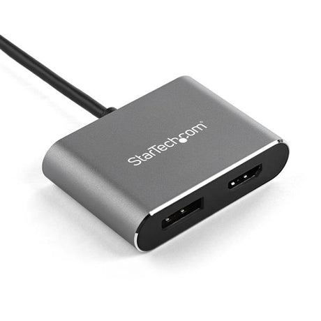 STARTECH USB C Multiport Video Adapter - 4K 60Hz USB-C to HDMI 2.0 or DisplayPort 1.2 Monitor Adapter - USB Type-C 2-in-1 Display Converter HDMI|DP HBR2 HDR - Thunderbolt 3 Compatible (CDP2DPHD) (CDP2DPHD)