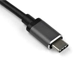 STARTECH USB C Multiport Video Adapter - USB-C to 4K 60Hz DisplayPort 1.2 or 1080p VGA Monitor Adapter - USB Type-C 2-in-1 DP (HBR2 HDR) |VGA Display Converter- Thunderbolt 3 Compatible (CDP2DPVGA) (CDP2DPVGA)