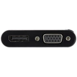 STARTECH USB C Multiport Video Adapter - USB-C to 4K 60Hz DisplayPort 1.2 or 1080p VGA Monitor Adapter - USB Type-C 2-in-1 DP (HBR2 HDR) |VGA Display Converter- Thunderbolt 3 Compatible (CDP2DPVGA) (CDP2DPVGA)