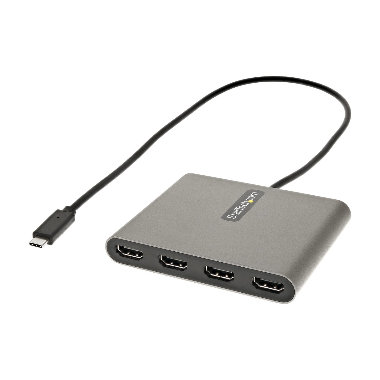 STARTECH USB C to 4 HDMI Adapter - External Video & Graphics Card - USB Type-C to Quad HDMI Display Adapter Dongle - 1080p 60Hz - Multi Monitor Video Converter | Windows Only (USBC2HD4) (USBC2HD4)