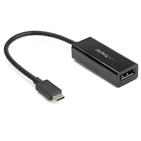 STARTECH USB C to DisplayPort Adapter - 8K|5K|4K USB Type C to DP 1.4 Alt Mode Video Converter - HBR3|DSC|HDR - 8K 60Hz Thunderbolt 3 Compatible DisplayPort Monitor Display Adapter (CDP2DP14B) (CDP2DP14B)