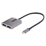 STARTECH USB-C to Dual Displayport 1.4 Adapter | USB Type-C Muliti-Monitor MST Hub | Dual 5K 60Hz DP Laptop Display Extender | Splitter | HDR | Extra-Long Built-In Cable | Windows Only (MST14CD122DP) (MST14CD122DP)