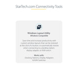 STARTECH USB-C to Dual Displayport 1.4 Adapter | USB Type-C Muliti-Monitor MST Hub | Dual 5K 60Hz DP Laptop Display Extender | Splitter | HDR | Extra-Long Built-In Cable | Windows Only (MST14CD122DP) (MST14CD122DP)